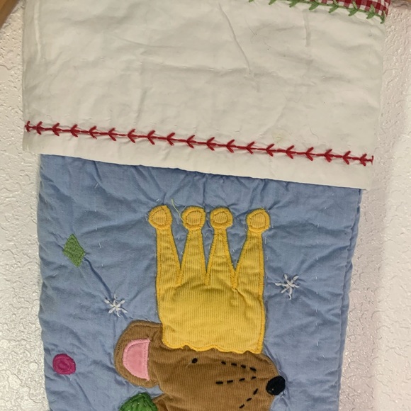 NWOT Pottery Barn Nutcracker Mouse King Christmas Stocking - Picture 3 of 5